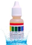 Think Alkaline A2O Water pH Test Liquid (100-125 , Multicolour)