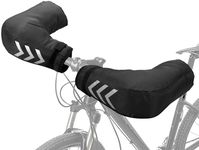 Bike Handlebar Mitts Laelr Bicycle Motorcycle Handlebar Mittens Cold Weather Mountain Commuter MTB Bicycle Bar Warmer Covers Windproof Coldproof Rainproof Reflective Cycling Gloves for Men Women