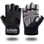 SIMARI Weight Lifting Gloves Gym Workout Fitness Gloves for Men & Women,Wrist Support + Full Palm Protection, Great for Lifting, Training ，Bodybuilding, Cycling, Rowing & More SMRG902