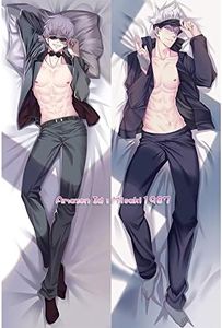 MISAKI1987 Jujutsu Kaisen Gojo Satoru Anime Dakimakura Hugging Body Pillow Case Cover 150cm X 50cm Peach Skin