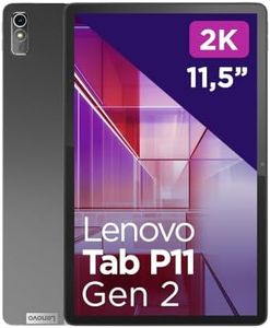 Lenovo Tab P11 Seconda Generazione, Display 11.5" 2K, MediaTek Helio G99, WI-FI 6, MicroSD Slot, RAM 4 GB, Memoria 128GB, Tablet Android 12, Storm Grey [Esclusiva Amazon] + Alimentatore