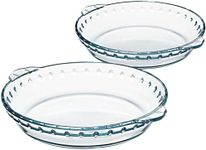 ZYER Glass Pie Plate for Baking Pie