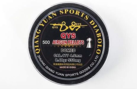 QYS Domed Air Gun Pellet 550mg .177/4.50mm Qty 500 L425