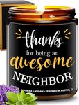 Neighbor Candle, Neighbor Gift Ideas, Thank You Gift for Neighbor, Neighbor Gifts for Women, Birthday, Christmas, Gift-Ready, Designed in Austin, TX