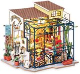 Rolife DIY Doll House with Furniture Children Adult Miniature Dollhouse Wooden Kits Toy (Emily's Flower Shop)