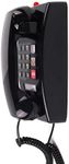 MCHEETA Wall Phone for Home, Corded Wall Home Phone with Adjustable Call Volume & 3 One-Touch Dialing for Seniors, Telephone Landline Phones with Mechanical Ringer Indicator for Elderly, Black