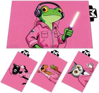 Mynmptaw Credit Card Skin Sticker 4 Pack, Pink Themed Animal Design, Waterproof Vinyl Debit Card Cover for Bank Cards, Anti-Scratch, Easy Apply & Remove