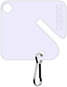 Slotted Rack Key Box Tags | Tags for Key Racks with Text Labels and Key Hooks, 20-Pack