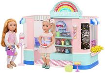 Glitter Girls Sweet Shop Toy Food | Candy Shop Playset with 237 Pieces for 14 inch Dolls | Pretend Play Toys for 3+ Year Old Girls