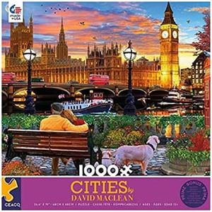 Ceaco - David Maclean - Cities - On The Thames in London - 1000 Piece Jigsaw Puzzle