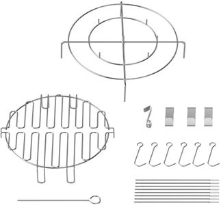 GLOWYE Turkey Fryer Parts Kit for Char-Broil The Big Easy Oil-Less Turkey Fryer, 22-Piece Turkey Fryer Accessory Kit, Food-Grade & Heavy-Duty Stainless Steel, Easy to Clean