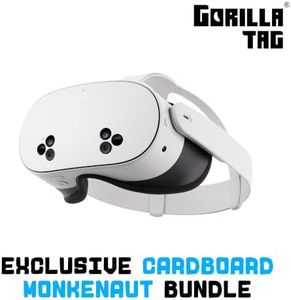 Meta Quest 3S 256GB | VR Without Wires — Gorilla Tag Cardboard Monkenaut Bundle — Amazon Exclusive—Access to 40+ Games with a 3-Month Trial of Meta Horizon+ Included