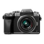 PANASONIC LUMIX G7 4K Mirrorless Optical Zoom Camera, with 14-42mm MEGA O.I.S. Lens, 16 Megapixels, 3 Inch Touch LCD, DMC-G7KS (USA SILVER)