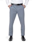 The Pant Project Luxury PV Lycra Stretchable Formal Pants for Men | Stylish Slim Fit Men's Wear Trousers for Office or Party | Mens Fashion Dress Trouser Pant (Grey, 36)