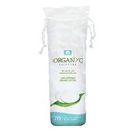 Organyc - 100% Organic Cotton Rounds - Biodegradable Cotton, Chemical Free, For Sensitive Skin (70 Count) - Daily Cosmetics. Beauty and Personal Care