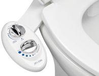 Luxe Bidet Neo 120 - Self Cleaning Nozzle - Fresh Water Non-Electric Mechanical Bidet Toilet Attachment (White and White)