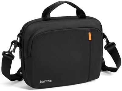 tomtoc 360° Custodia per Tablet con tracolla per 11" iPad Pro M4 OLED 2024, 11" iPad Air M2 2024, 11" iPad Pro M2&M1, iPad Air 5, iPad 10, idrorepellente Borsa porta accessori per tablet per Keybaord