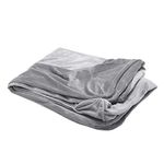 FurHaven Replacement Dog Bed Cover Faux Fur & Velvet Sofa-Style, Machine Washable - Smoke Gray, Jumbo (X-Large)