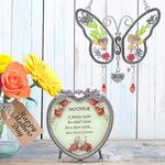 BANBERRY DESIGNS Mother Gift Set - Butterfly Suncatcher & Candleholder Mother