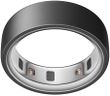 Oura Ring 4 - Stealth - Size 8 - Sleep, Activity, Women’s Health, AI Advisor, Up to 8 Days of Battery Life, Size Before You Buy, Android & iOS Compatible