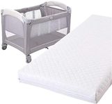 Northern Luxe Travel Cot Mattress fits Graco, Red Kite, Mothercare & many more (95 x 65 x 7.5 cm)