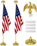 Shimeyao 2 Pack 8 ft Indoor Flag Po