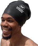 Sargoby Fitness Swim Caps for Long Hair Dreads Dreadlocks Braids Locs Long Hair Designed for Afro Dreadlocks Swimming Cap