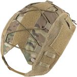OneTigris Helmet Cover, Tactical Fast Helmet Cloth for Fast PJ Helmet in Size M/L, Bump Helmet in Size XL or L/XL - No Helmet ZKB16