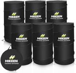 Hikeen Basketball Defender Dummy 6 Pack - Pop Up Safely Simulate Defender - Foldable Training Equipment for Basketball, Soccer, Football and More, 1 Carrying Bag