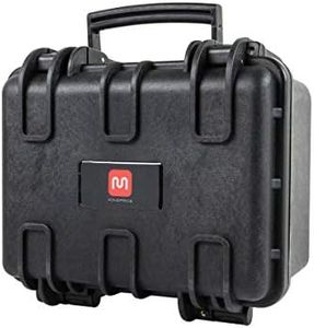 Monoprice Weatherproof Hard Case - Black (9 Liter) with Customizable Foam, 11 x 8 x 7 in Internal Dimensions - Pure Outdoor Collection