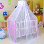 Pesp Baby Infant Kid's Toddler Bed Dome Cots Mosquito Netting Covering Bugs Bed Net Mosquito Bar Frame Palace-style Crib Bedding Set