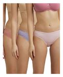 Jockey Women's Cotton Bikini (Pack of 3) (Colors/Prints May Vary) 1410_Light Assorted_L