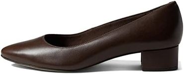Walking Cradles Unisex-Adult Heidi Pump, Brown Leather, 11 Narrow