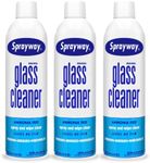 Sprayway Glass Cleaner, SW-050 19 oz Cleaner for Auto and Home for a Streak-Free Shine, Deep Cleaning Foaming Action, Safe for Tinted & Non-Tinted Windows, Ammonia Free Foam Glass Cleaner, Pack of 3