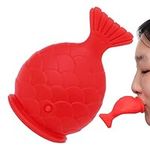 Lip Plumper Device | Red Fish Shape Silicone Lips Enhancer for Women | Fuller Thicker Mouth Fastly Lip Pumps Bigger Device for Women Female Wynott