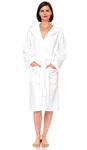 TowelSelections Women’s Robe, 100% Cotton Short Terry Shawl Bathrobe, Persian Jewel, Small