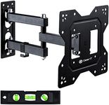 GEARit TV Wall Mount/Monitor (TVs 23 to 43 inch) Up to 66lbs - Full Motion Swivel, Tilt, Articulating Arm, Vesa 75 100 200