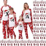 HOOUDO Gifts Under 2 Pounds Christmas Pajamas for Family Matching Family Christmas Pyjamas Set Xmas Sleepwear Nightwear Funny Holiday Couple Matching Pjs Set Day Prime Today On Clearance