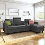 HONBAY Convertible Sectional Couch 