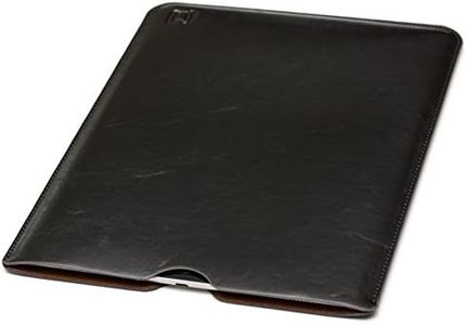 Dockem Executive Sleeve for iPad Air 5 (2022), Air 4 (2020), iPad Pro 11 (2022, 2021, 2020, 2018): Premium Synthetic/Vegan Leather Lined with Microfiber Felt: Slim, Slip-on Tablet Case [Dark Brown]