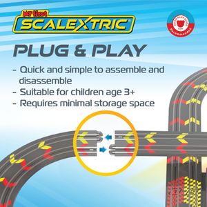 Scalextric My First Racing Track Set – Kids Slot Car Starter Kit