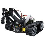 Freenove Tank Robot Kit for Raspberry Pi 4 B 3 B+ B A+, Crawler Chassis, Grab Objects, Ball Tracing, Line Tracking, Obstacle Avoidance, App Control, Camera, Servo (Raspberry Pi NOT Included)