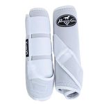 Professionals Choice Equine Neoprene Sports Medicine Leg Boot, Pair (Medium, White)