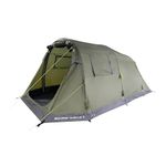 Eurohike Sendero AIR 4 Man Inflatable Tent with Porch & Spacious Living Area, 4 Person, Waterproof, Easy to Pitch, Tunnel Design, Ideal for Family Camping Trips & Festivals, 3000mm HH