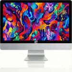 STGsivir All-in-one PC Desktop Computer, 24" FHD Display, Core i7 up to 3.9 GHz, 16GB RAM, 1TB SSD, WiFi, Bluetooth 5.0, Windows11P64, White, for Office & Entertainment