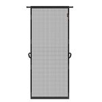 MAGZO Hanging Screen Door, Fits Door Size 24" x 80" (Curtain Size 26'' x 81''), Upgraded Fiberglass Screen Door Mesh with Tension Rod&Hook&Loop (One Piece Can be Installed in 2 Ways), Weighted Bottom