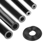 Shineyoo Silicone Vacuum Tubing Hose 6.6 FT, 1/8" 5/32" 1/4" 5/16" 3/8" ID High Performance 130PSI, Engine Automotive Vacuum Silicone Hose Line 5PCS