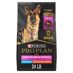 Purina Pro Plan Dry Dog Food, Specialized Large Breed Sensitive Skin & Stomach Salmon - 15.4 kg Bag (1 Pack)