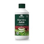 Aloe Pura Aloe Vera Juice with Cranberry, Natural, Vegan, Cruelty Free, Food Supplement, 1ltr