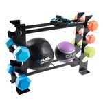 CAP Barbell 2-Tier Dumbbell and Accessory Rack | Black